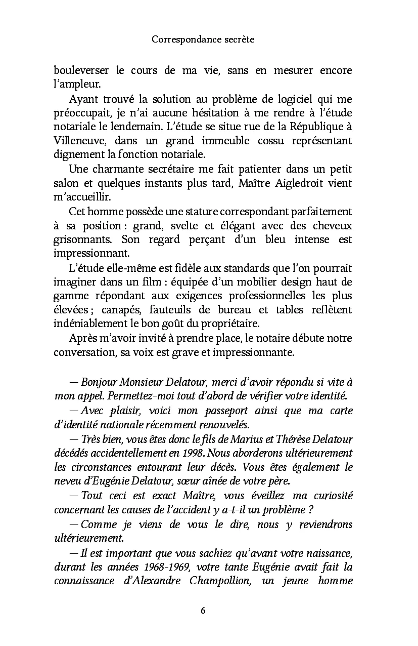 Correspondance secrète - Image 3