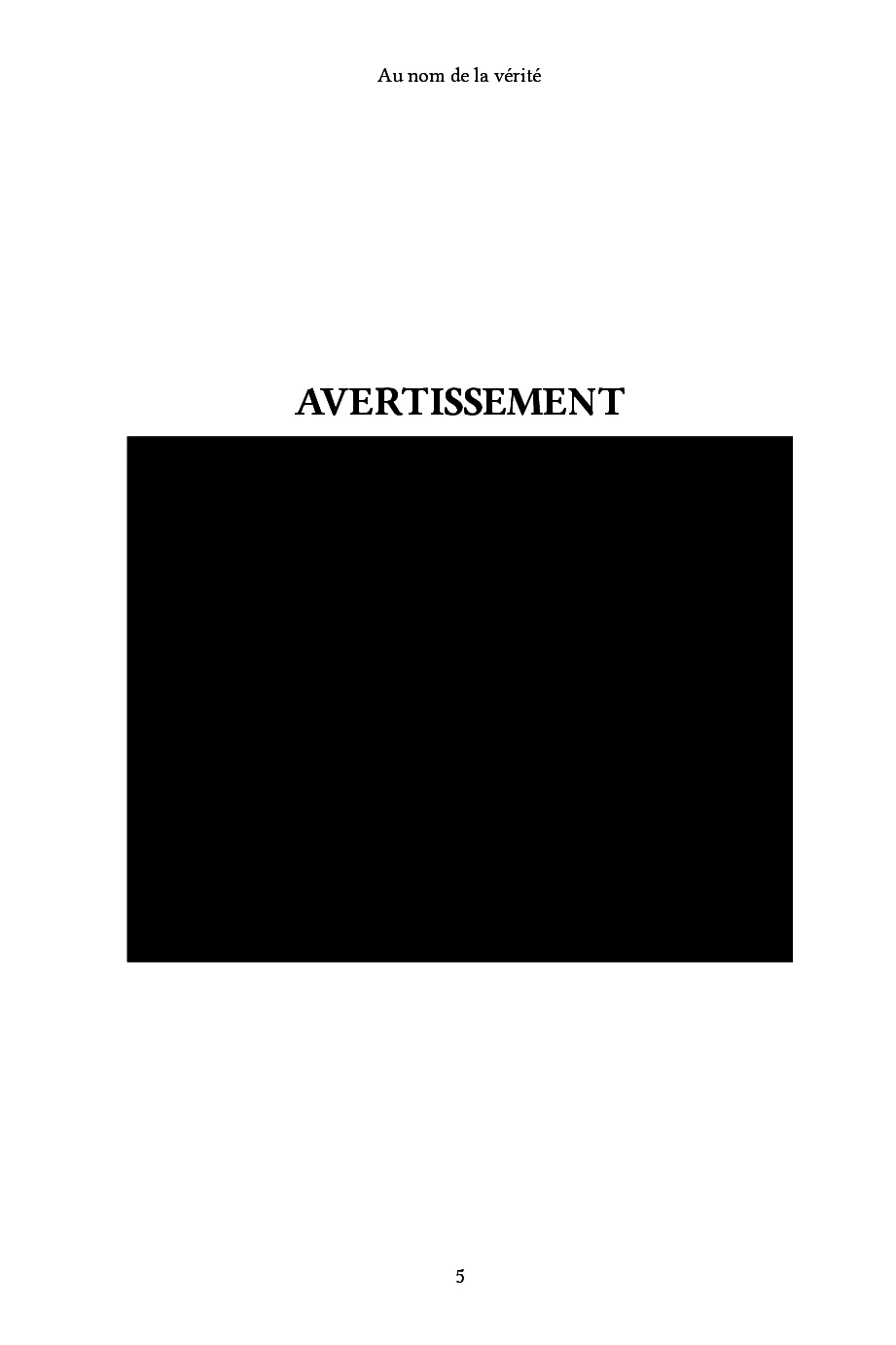 Au nom de la vérité - Image 2