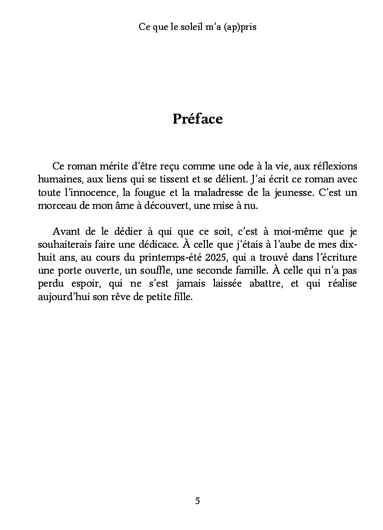 Ce que le soleil m'a (ap)pris - Image 2