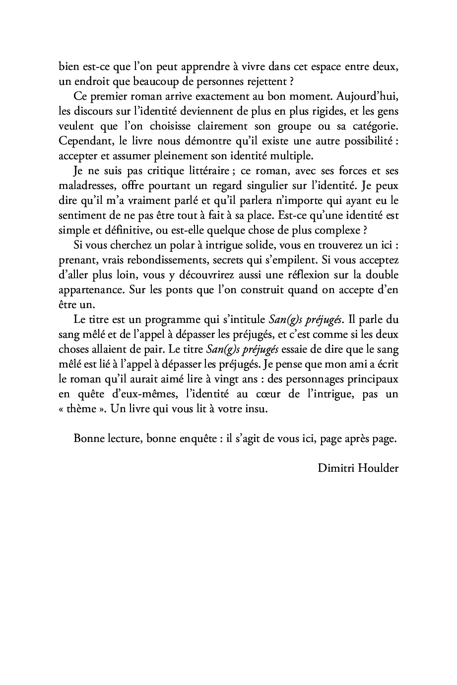 San(g)s préjugés - Image 9