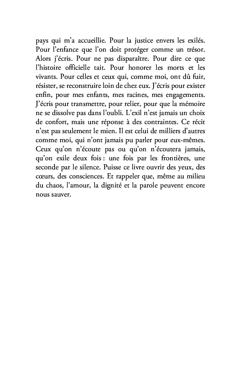 Sous le vent de l'exil, je me suis relevée ! - Image 10