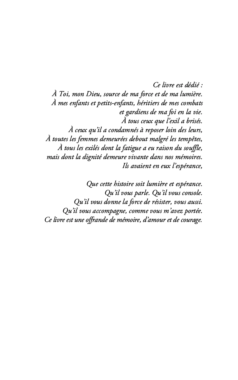 Sous le vent de l'exil, je me suis relevée ! - Image 3