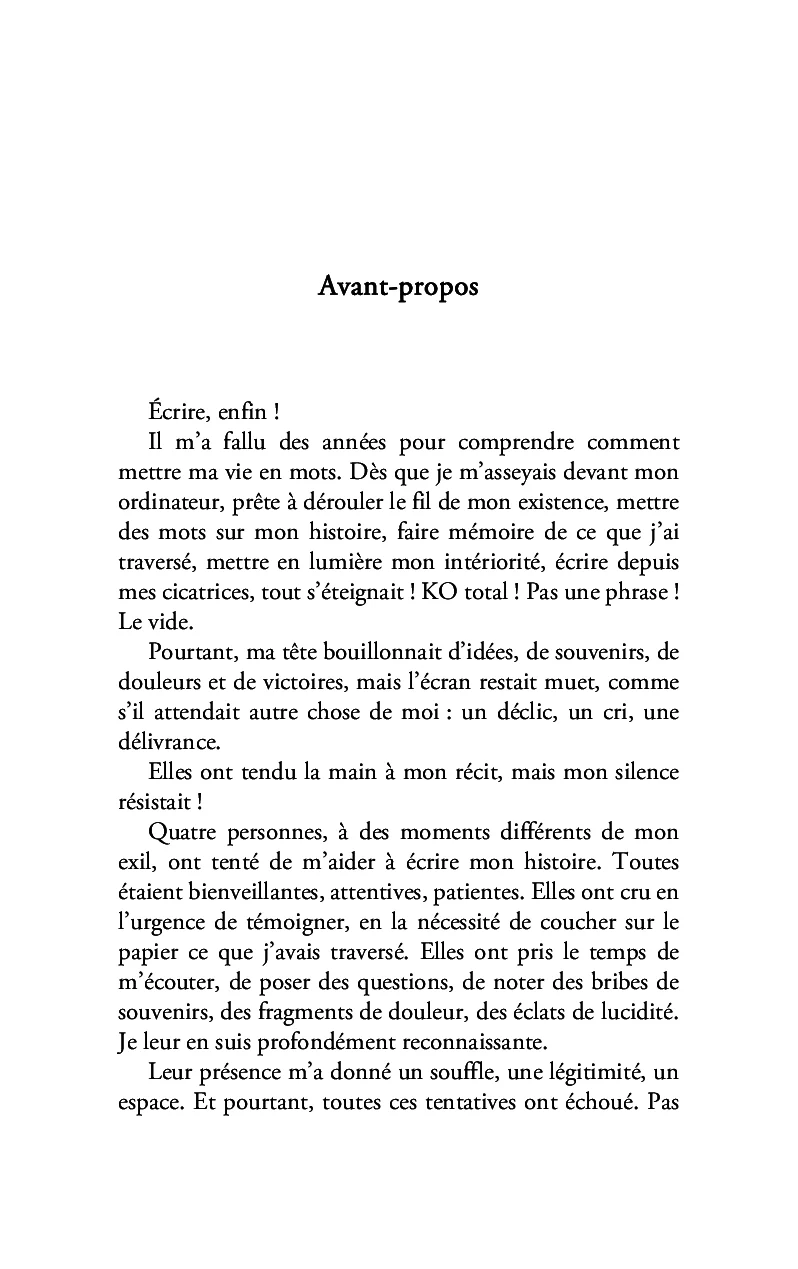Sous le vent de l'exil, je me suis relevée ! - Image 5