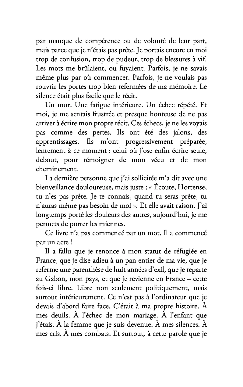 Sous le vent de l'exil, je me suis relevée ! - Image 6