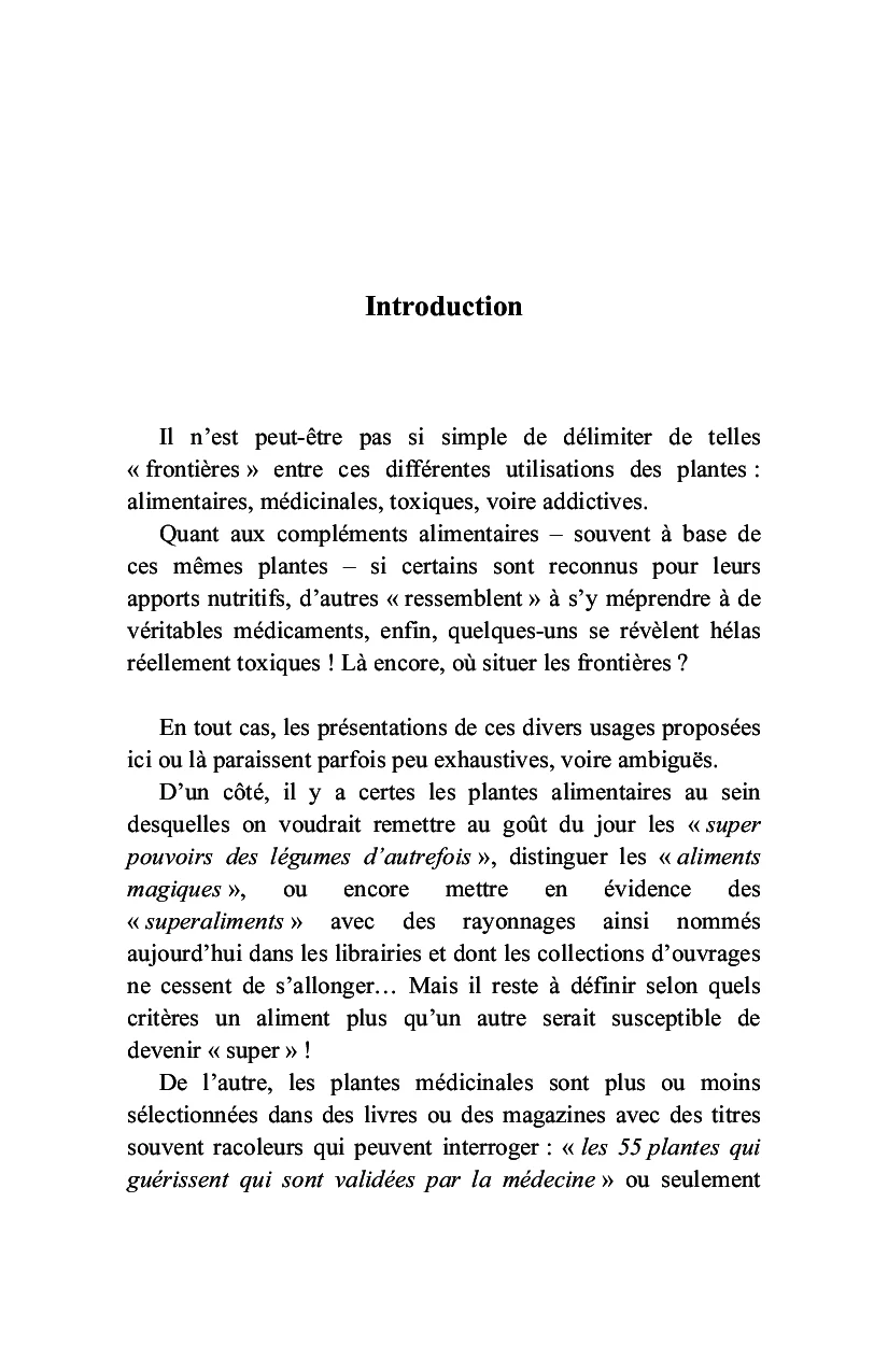 Des plantes alimentaires, médicinales, toxiques, aux compléments alimentaires - Image 7