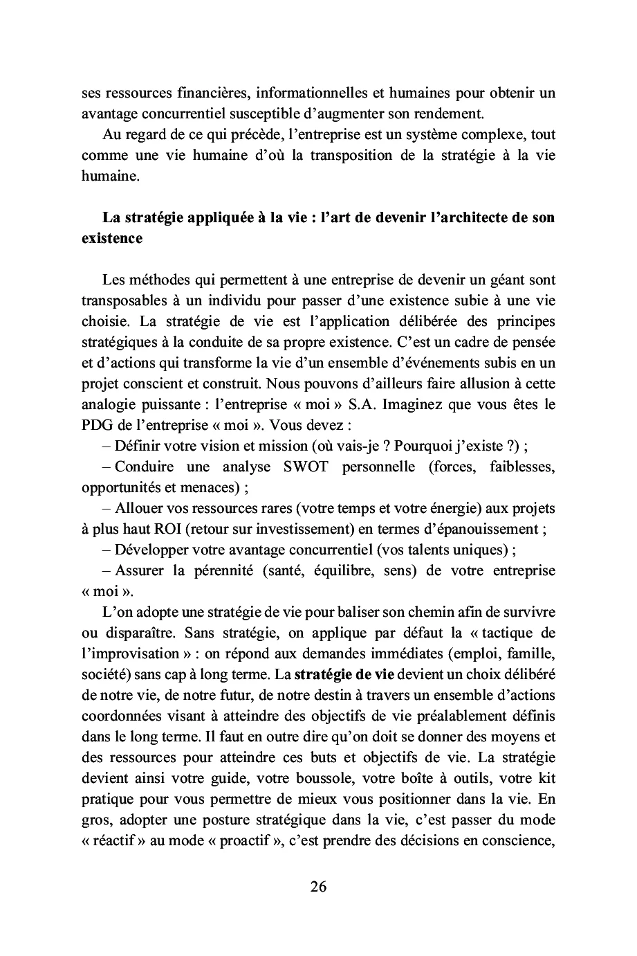 L'art de formuler sa stratégie de vie gagnante - Image 12