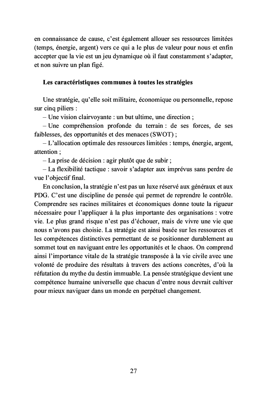 L'art de formuler sa stratégie de vie gagnante - Image 13
