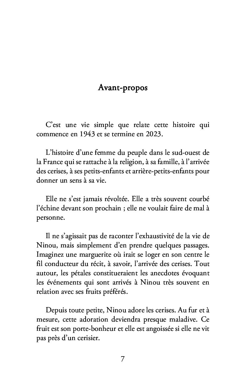 Ninou et les cerises ou une vie simple - Image 3