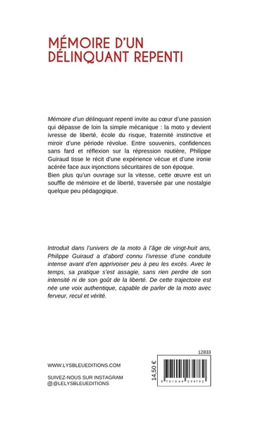 Mémoire d'un délinquant repenti - Image 2