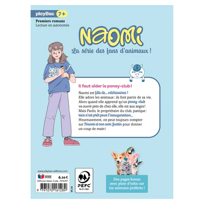 Naomi, fille de vétérinaire - Il faut aider le poney-club ! - Tome 4 - Image 2