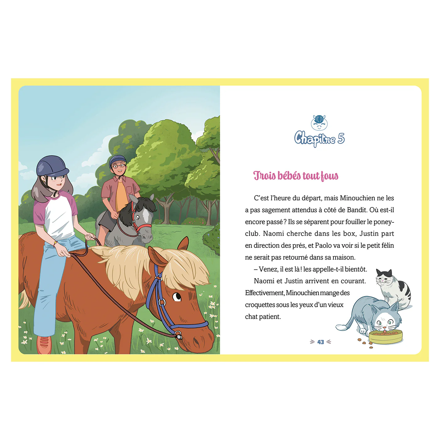 Naomi, fille de vétérinaire - Il faut aider le poney-club ! - Tome 4 - Image 5