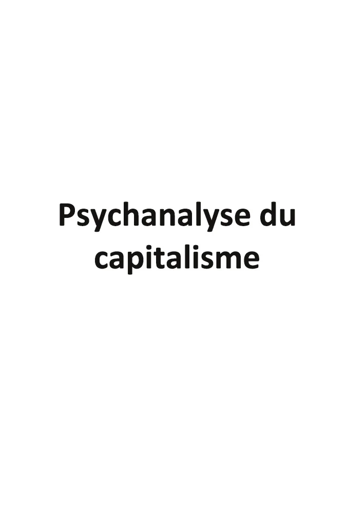 La psychanalyse du capitalisme - Image 16