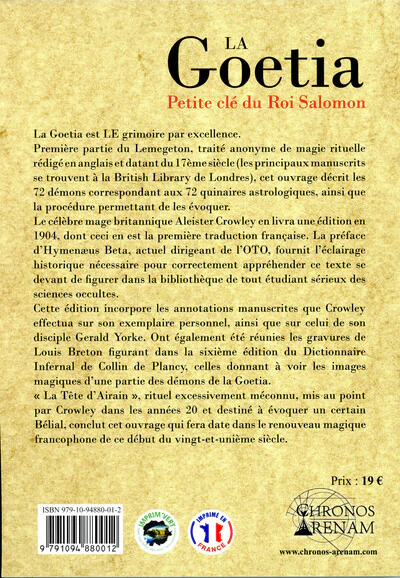 La Goétia - Petite clé du Roi Salomon - Image 2